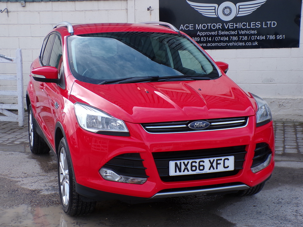 Ford Kuga Tdci Titanium NX66XFC Red #2