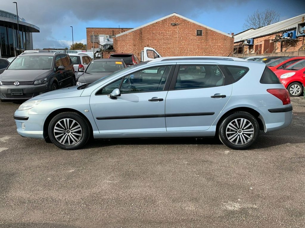 Peugeot 407 SW 2.0 Hdi Sw Executive Estate Spec-silver-2 Keys-ps Silver #8