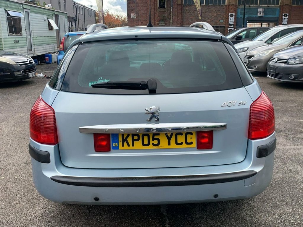 Peugeot 407 SW 2.0 Hdi Sw Executive Estate Spec-silver-2 Keys-ps Silver #2