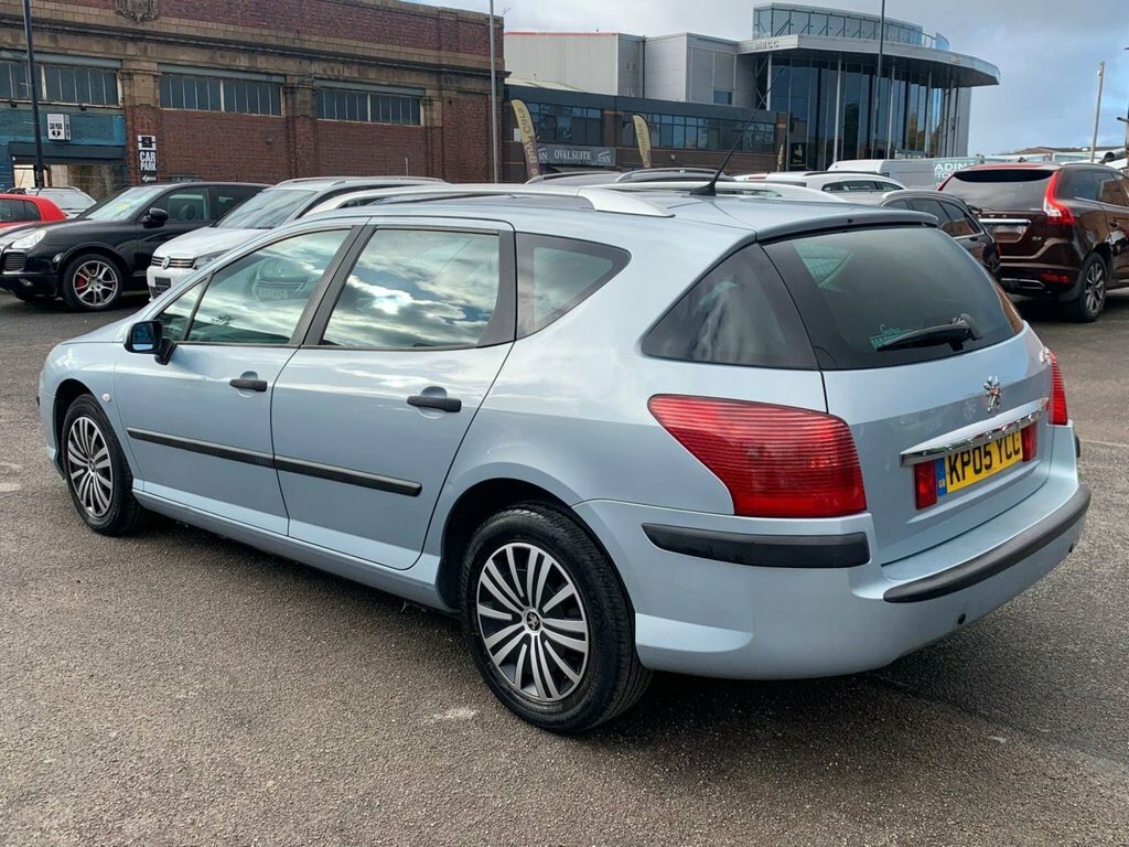 Peugeot 407 SW 2.0 Hdi Sw Executive Estate Spec-silver-2 Keys-ps Silver #5