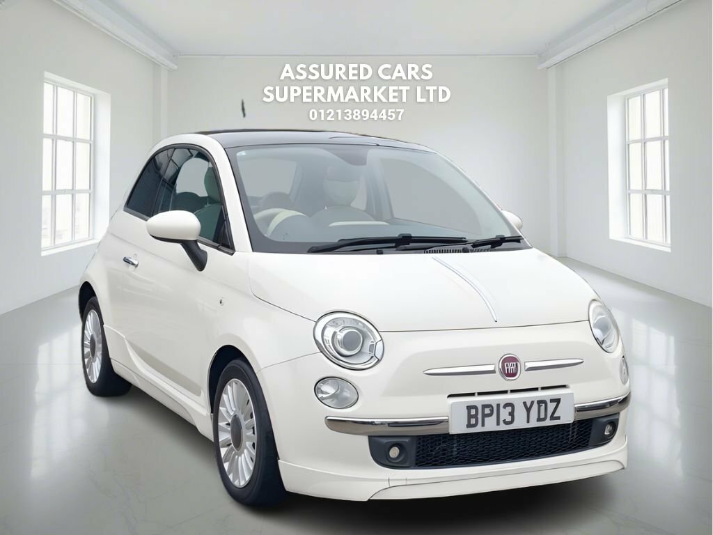 Fiat 500 Hatchback BP13YDZ White #4