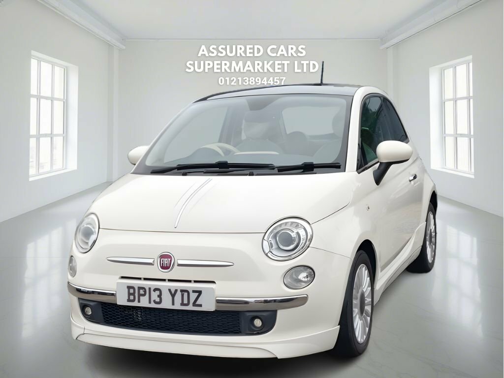 Fiat 500 Hatchback BP13YDZ White #5