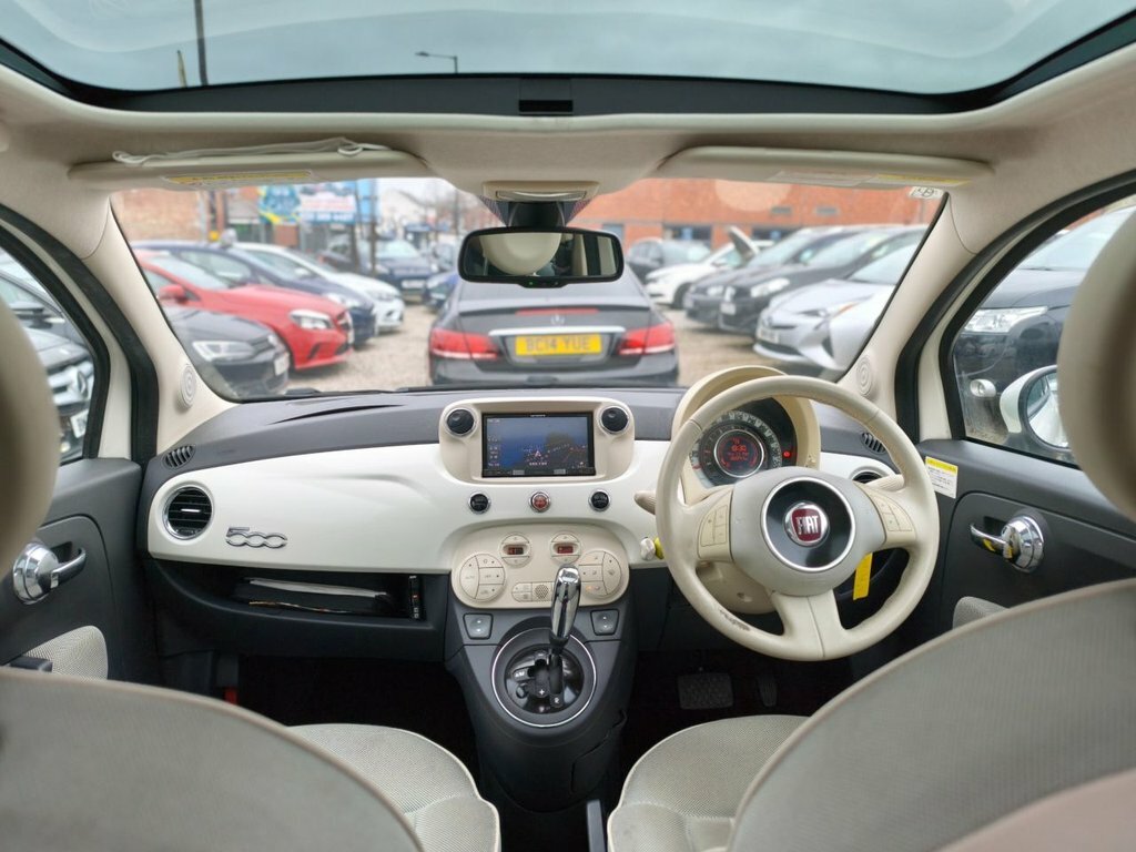 Fiat 500 Hatchback BP13YDZ White #6