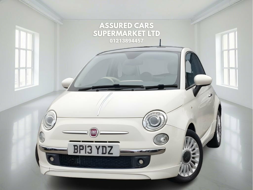 Fiat 500 Hatchback BP13YDZ White #2