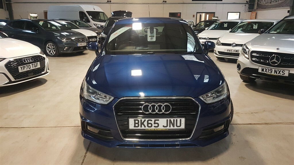 Audi A1 1.6 Tdi S Line Sportback S Tronic Euro 6 Ss Blue #2