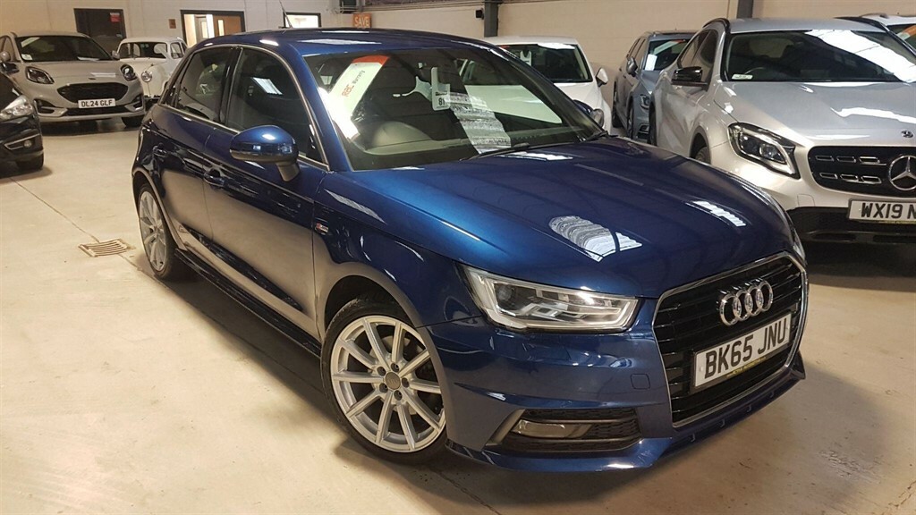 Audi A1 1.6 Tdi S Line Sportback S Tronic Euro 6 Ss Blue