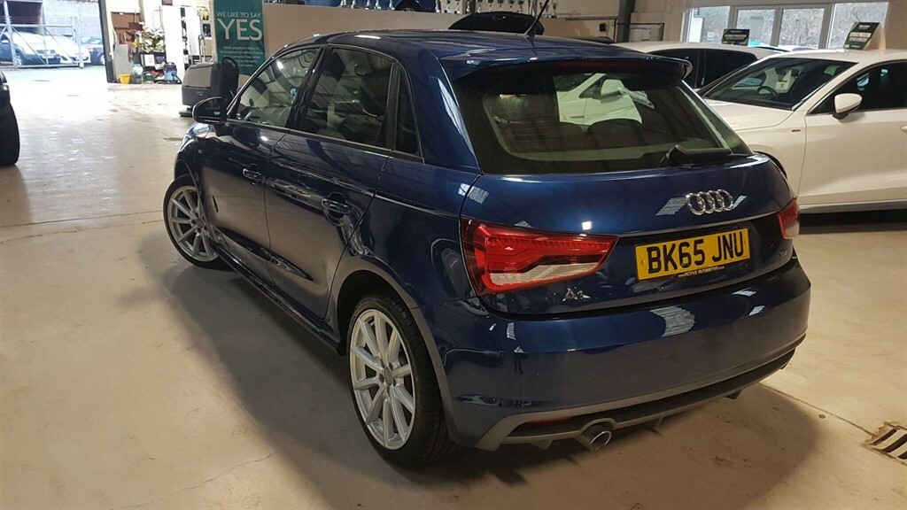 Audi A1 1.6 Tdi S Line Sportback S Tronic Euro 6 Ss Blue #4