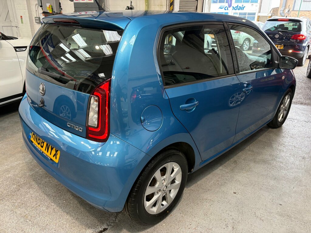 Skoda Citigo 1.0 Mpi Greentech Se Hatchback E HN68NYX Blue #4