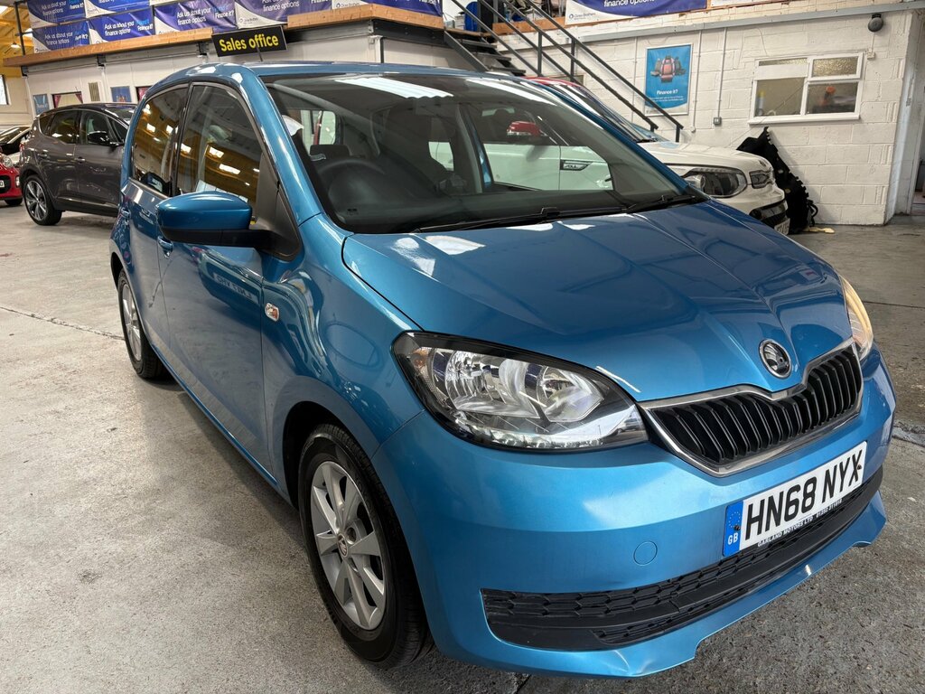 Skoda Citigo 1.0 Mpi Greentech Se Hatchback E HN68NYX Blue #6
