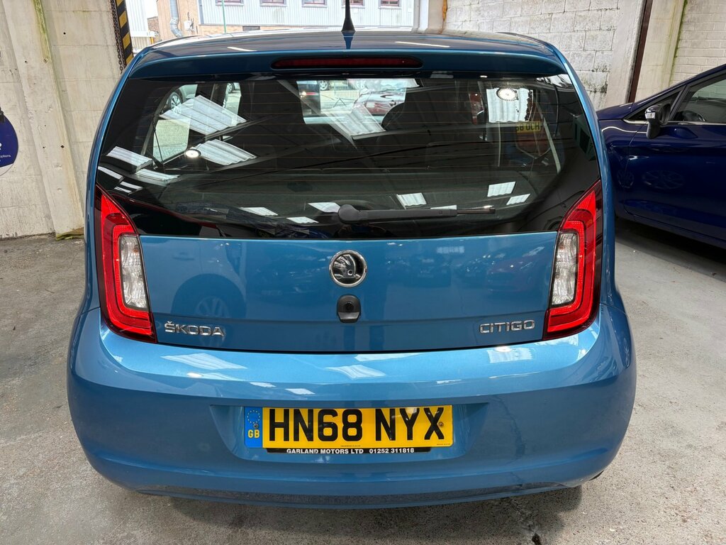 Skoda Citigo 1.0 Mpi Greentech Se Hatchback E HN68NYX Blue #3