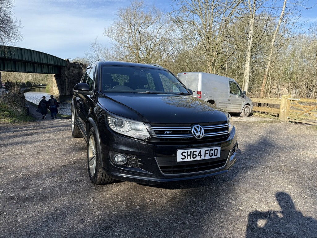 Volkswagen Tiguan 2.0 Tdi Bluemotion Tech R-line SH64FGO Black #3