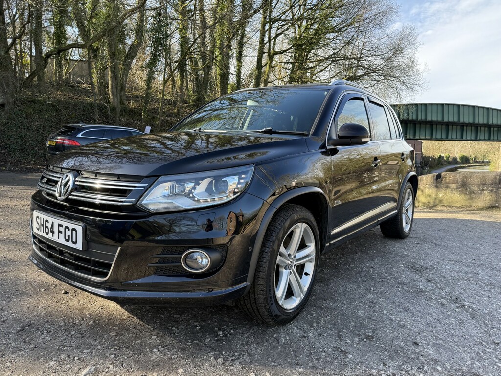 Volkswagen Tiguan 2.0 Tdi Bluemotion Tech R-line SH64FGO Black #5