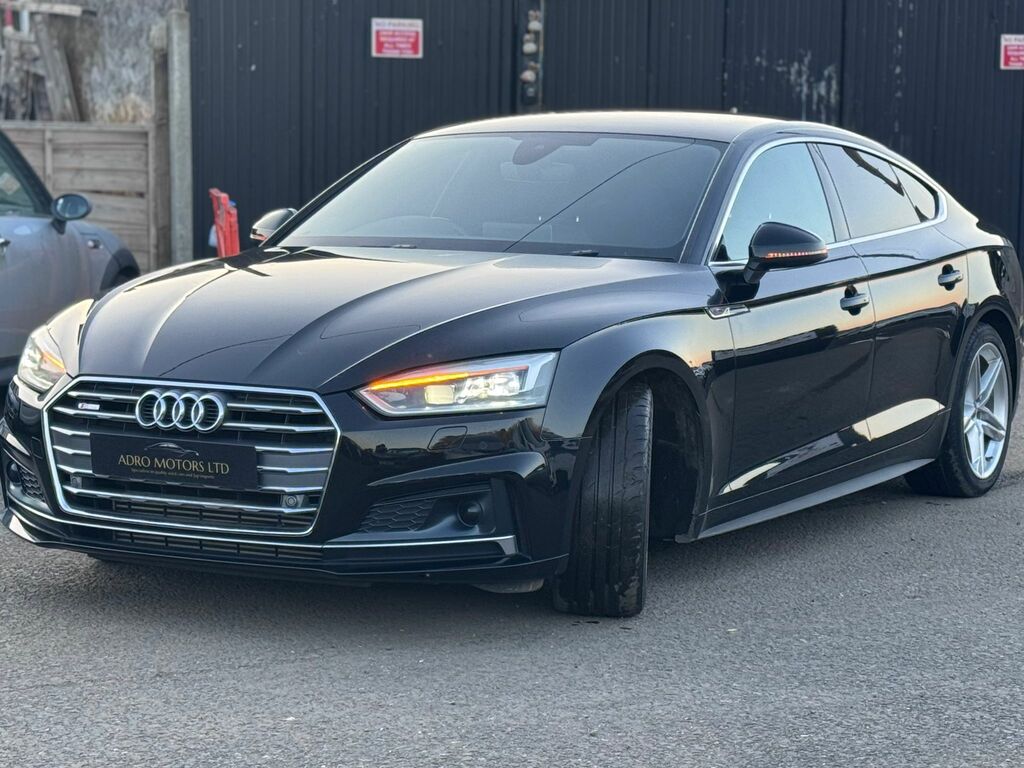 Audi A5 Hatchback Black #3