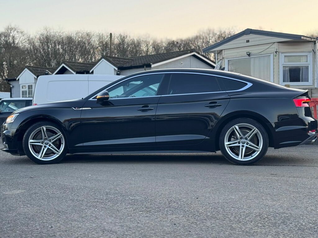 Audi A5 Hatchback Black #4