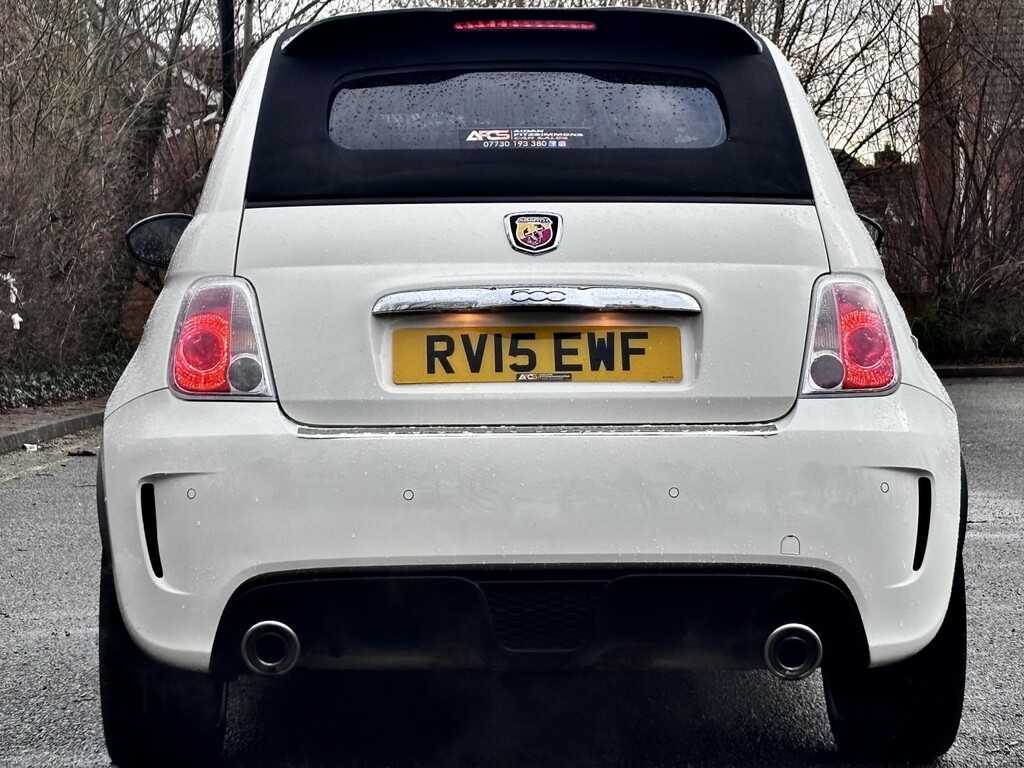 Abarth 500 1.4 Abarth Convertible 500 1.4 Tjet 135 Hp 20151 RV15EWF White #6
