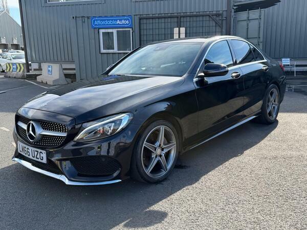 Mercedes-Benz C Class 2.1 C220d Amg Line Premium Plus 7G-tronic Euro LM66UZG Black #3
