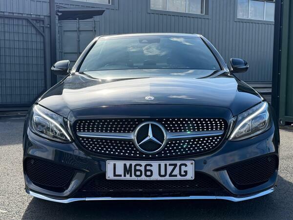 Mercedes-Benz C Class 2.1 C220d Amg Line Premium Plus 7G-tronic Euro LM66UZG Black #2