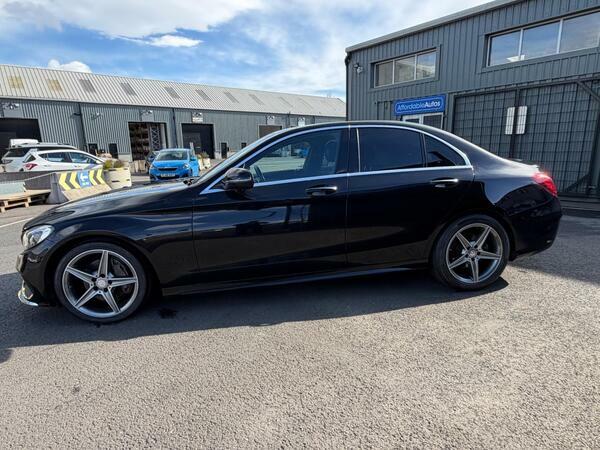 Mercedes-Benz C Class 2.1 C220d Amg Line Premium Plus 7G-tronic Euro LM66UZG Black #4