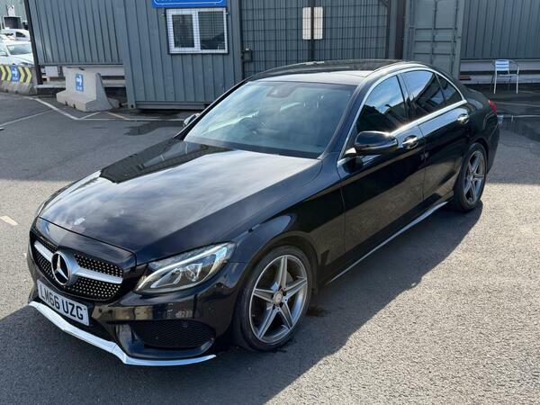 Mercedes-Benz C Class 2.1 C220d Amg Line Premium Plus 7G-tronic Euro LM66UZG Black #5