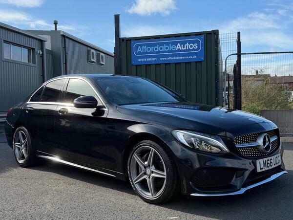 Mercedes-Benz C Class 2.1 C220d Amg Line Premium Plus 7G-tronic Euro Black
