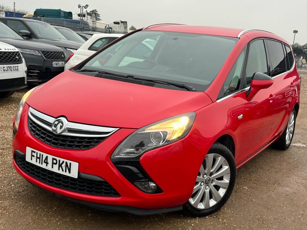 Vauxhall Zafira Tourer Mpv FH14PKN Red #3