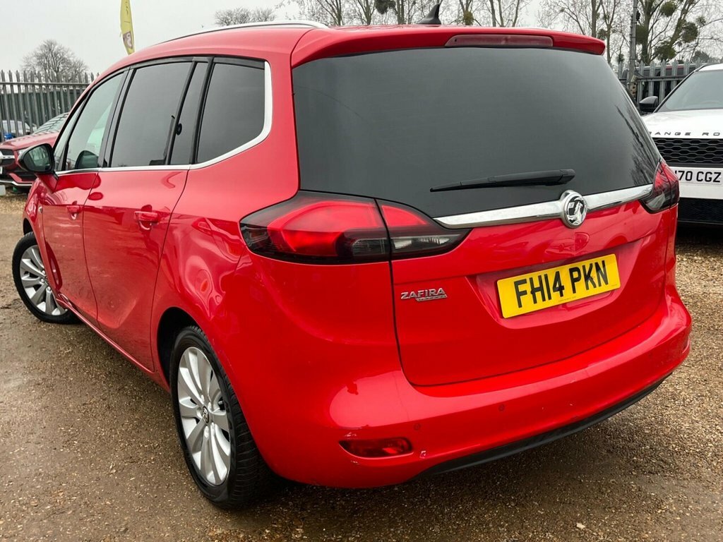 Vauxhall Zafira Tourer Mpv FH14PKN Red #4