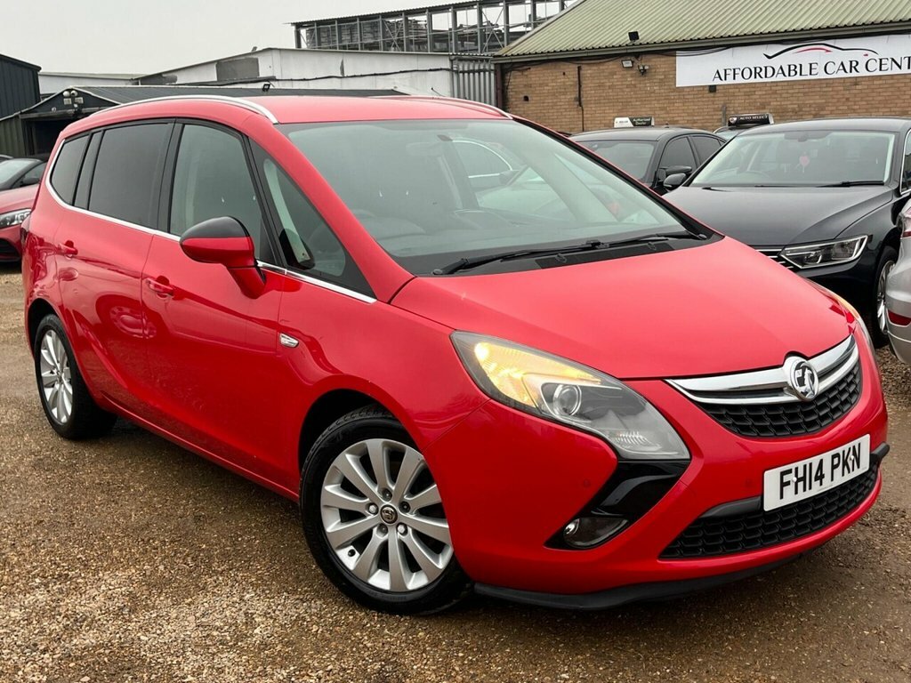 Vauxhall Zafira Tourer Mpv Red