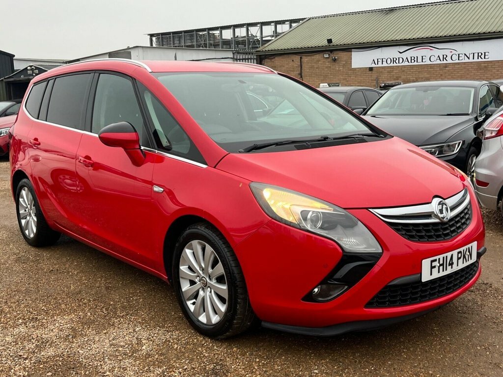 Vauxhall Zafira Tourer Mpv FH14PKN Red #6