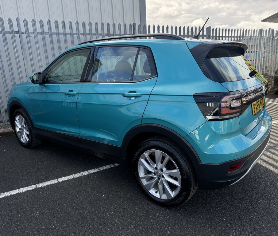 Volkswagen T-Cross Suv 1.0 Tsi Se 2019 PX69YCZ Blue #4