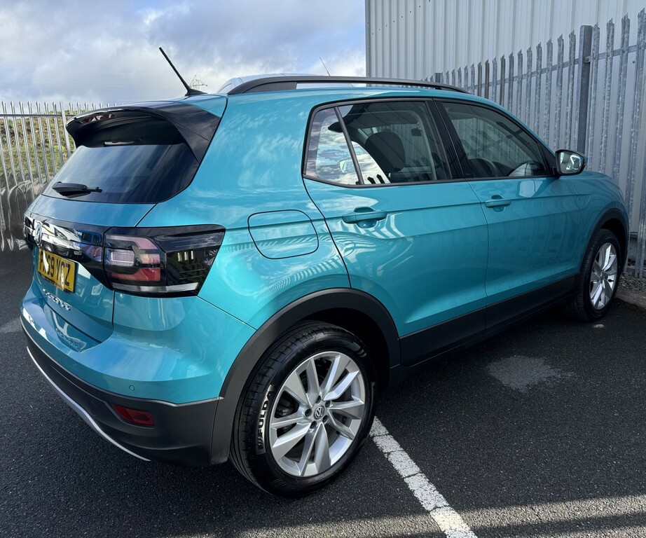 Volkswagen T-Cross Suv 1.0 Tsi Se 2019 PX69YCZ Blue #5