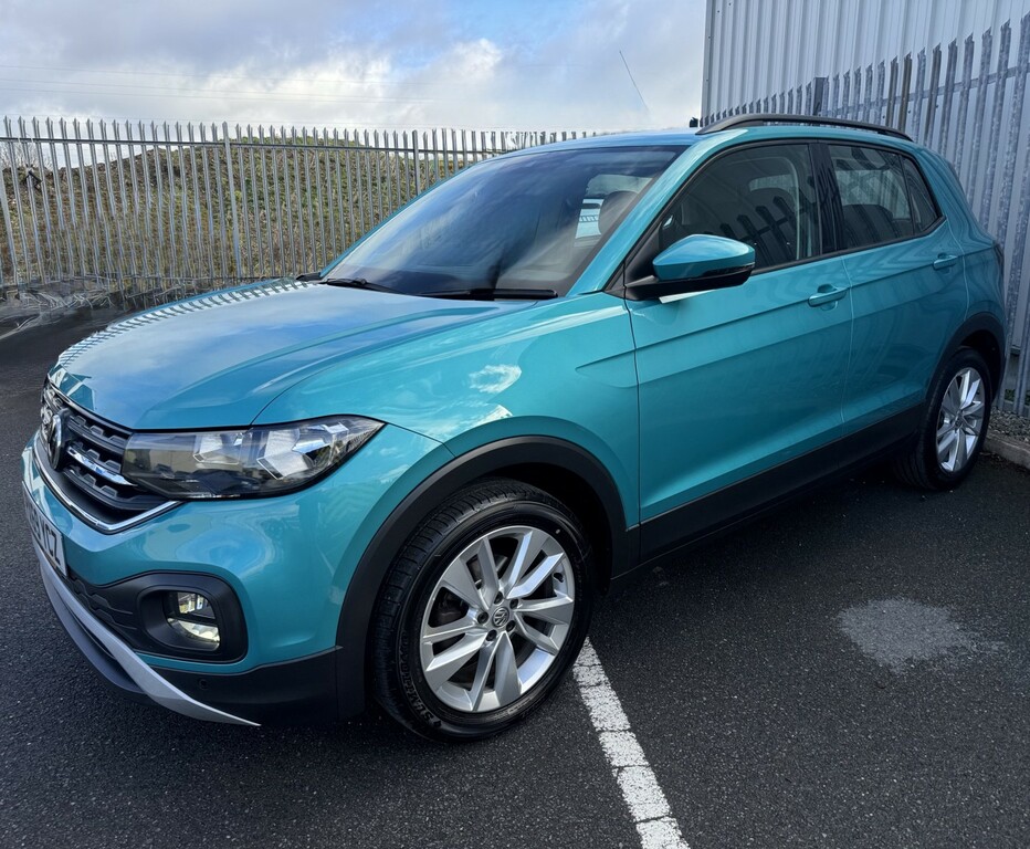 Volkswagen T-Cross Suv 1.0 Tsi Se 2019 PX69YCZ Blue #2