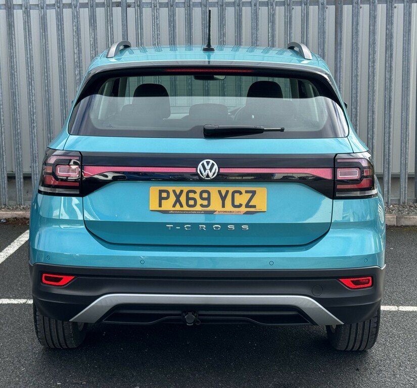Volkswagen T-Cross Suv 1.0 Tsi Se 2019 PX69YCZ Blue #6