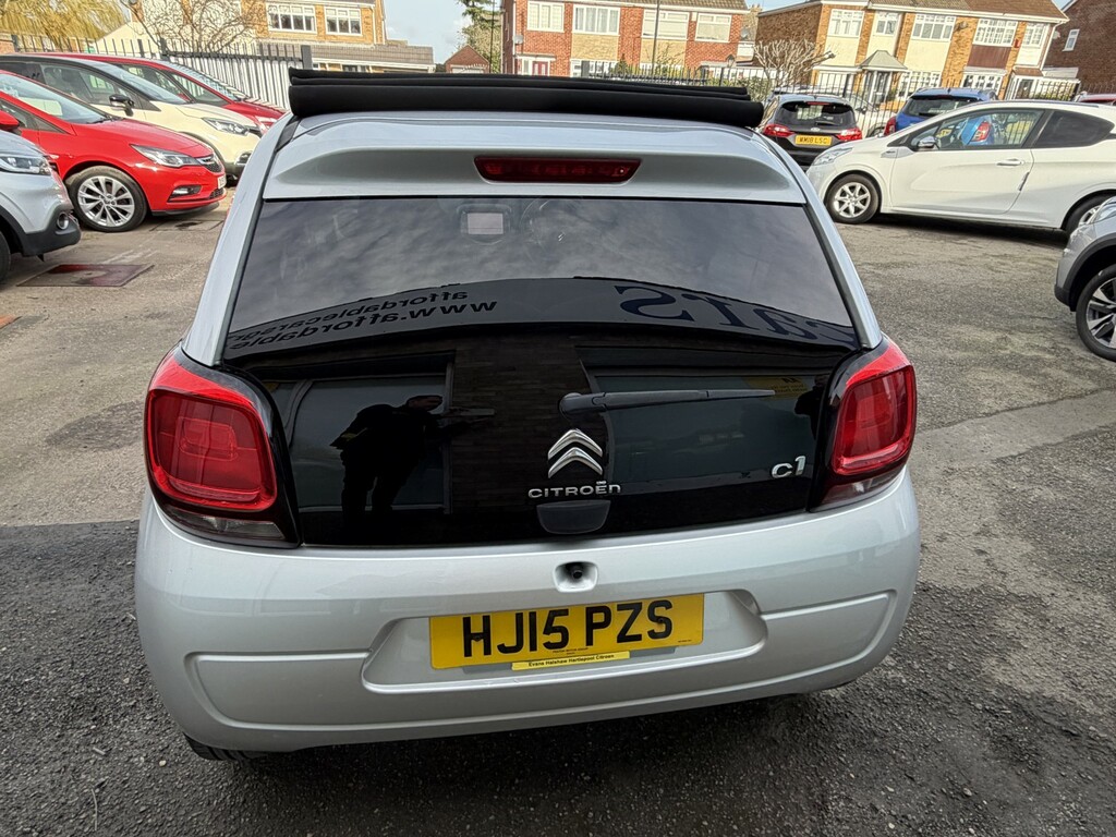 Citroen C1 Hatchback 1.0 Vti Flair 2015 HJ15PZS Grey #5