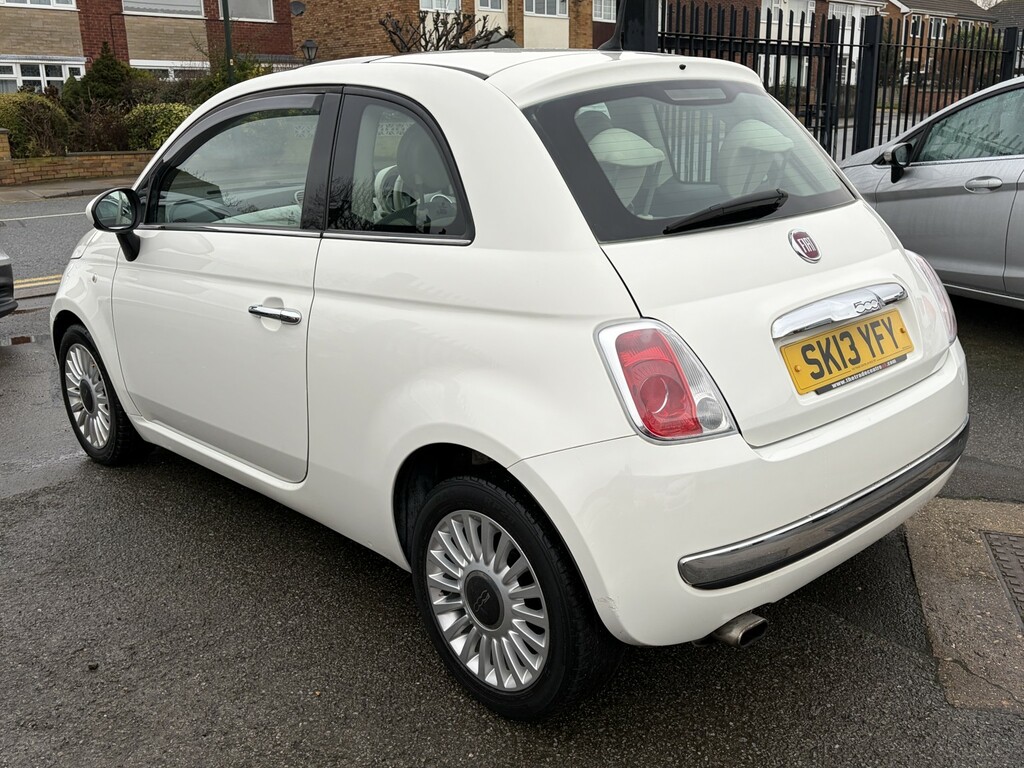 Fiat 500 Hatchback 1.2 Lounge 2013 SK13YFY White #4
