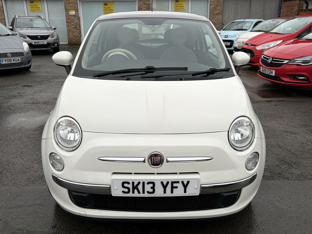 Fiat 500 Hatchback 1.2 Lounge 2013 SK13YFY White #2