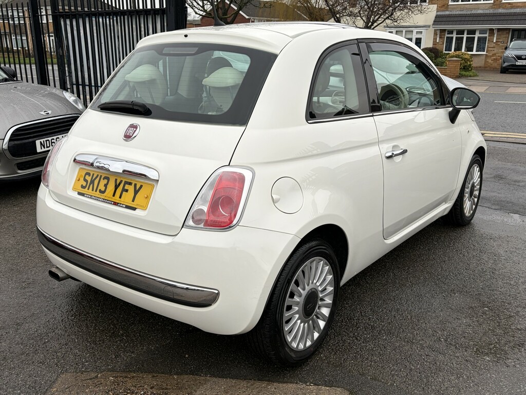 Fiat 500 Hatchback 1.2 Lounge 2013 SK13YFY White #6