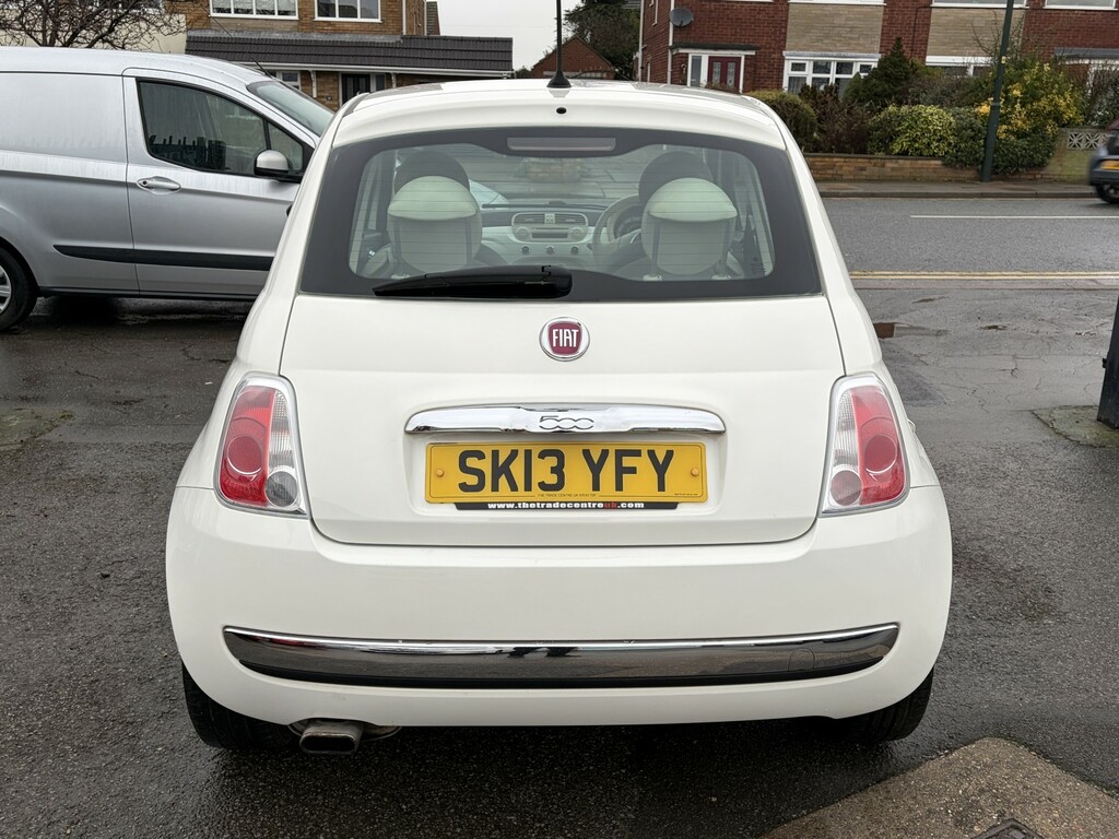 Fiat 500 Hatchback 1.2 Lounge 2013 SK13YFY White #5