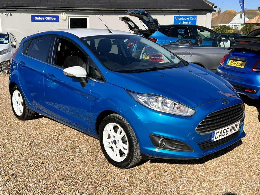 Ford Fiesta 1L Zetec Blue Edition CA66MHK Blue #2