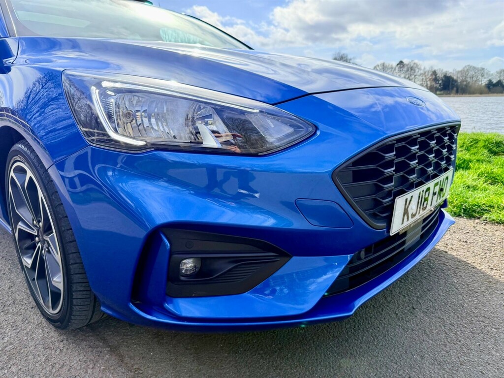 Ford Focus 1.0T Ecoboost St-line X Hatchback Manua KJ18FMO Blue #3
