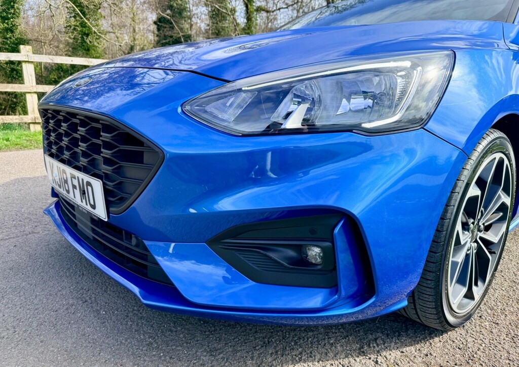 Ford Focus 1.0T Ecoboost St-line X Hatchback Manua KJ18FMO Blue #6