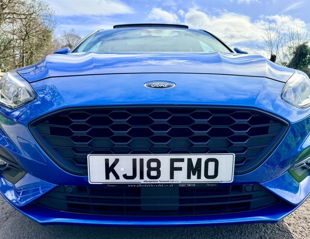 Ford Focus 1.0T Ecoboost St-line X Hatchback Manua KJ18FMO Blue #5