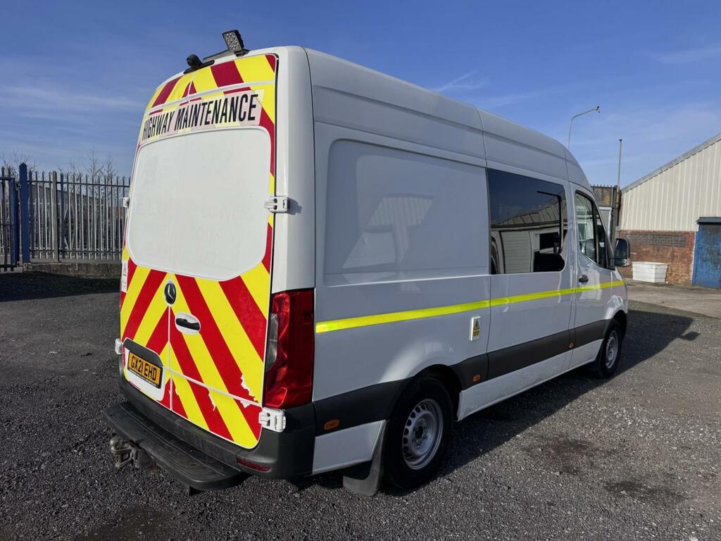 Mercedes-Benz Sprinter 315 Welfare Van. Toilet. 63K. Crew Van 7 Seats. Rw GX21EHD White #5