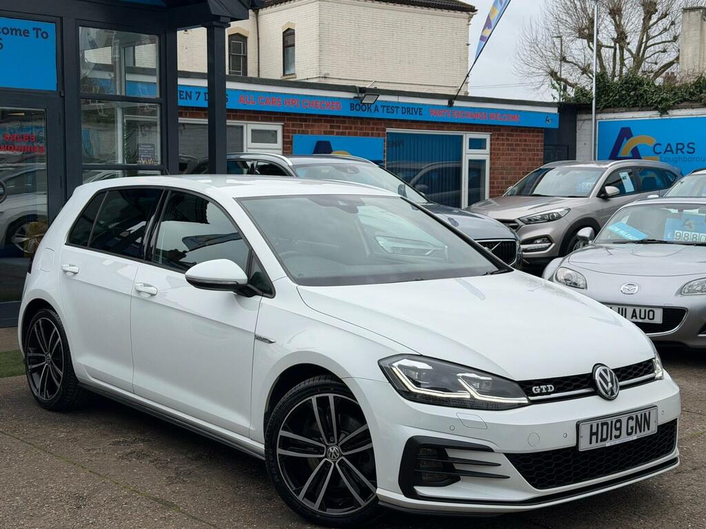 Volkswagen Golf Hatchback 2.0 Tdi Gtd Dsg Euro 6 Ss 20191 White