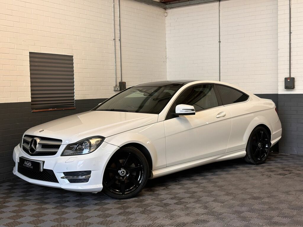 Mercedes-Benz C Class 2.1 C250 Cdi Amg Sport Edition Coupe G- WF64MJJ White #2