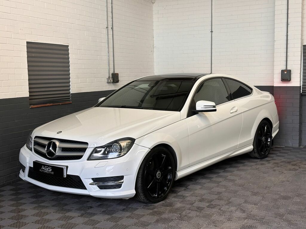 Mercedes-Benz C Class 2.1 C250 Cdi Amg Sport Edition Coupe G- WF64MJJ White #3