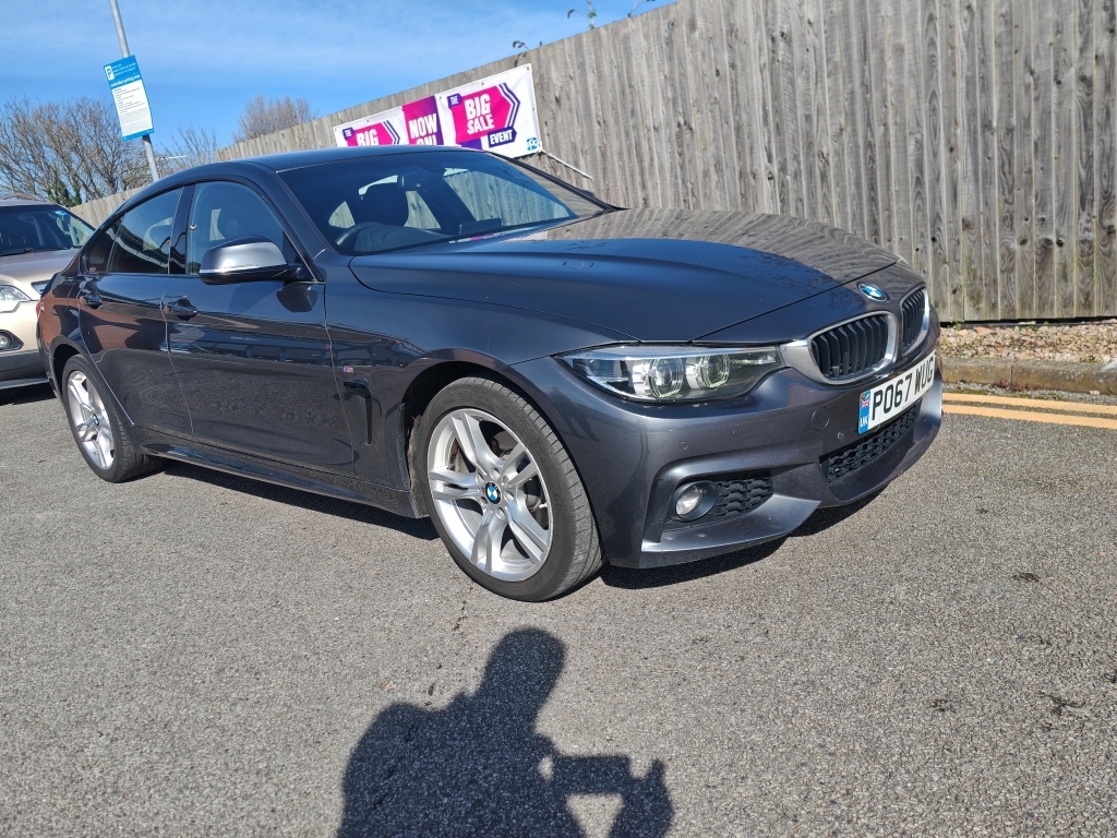 BMW 4 Series Gran Coupe 2.0 420I Xdrive M Sport Gran Coupe PO67WUG Grey #2
