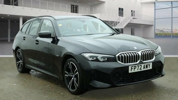 BMW 3 Series 2.0 330E 12Kwh M FP72AWY Black #3