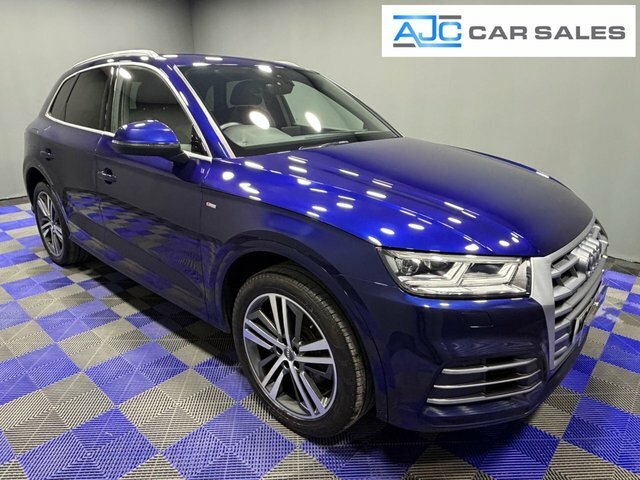 Audi Q5 2018 2.0 Tdi 40 S Line Suv S Tronic Qua YG68FYX Blue #2