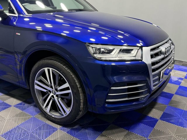 Audi Q5 2018 2.0 Tdi 40 S Line Suv S Tronic Qua YG68FYX Blue #3