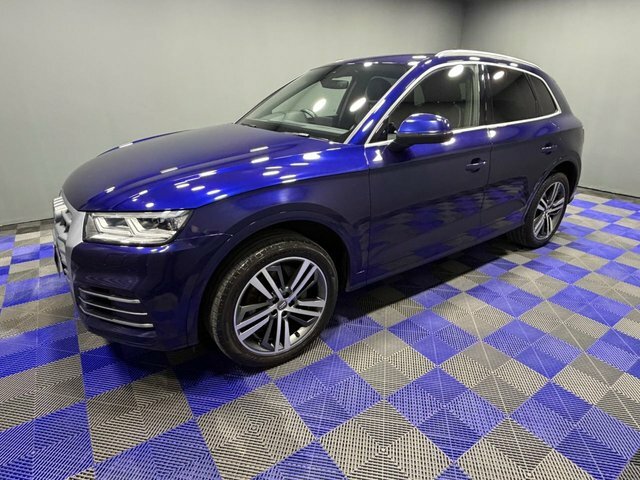 Audi Q5 2018 2.0 Tdi 40 S Line Suv S Tronic Qua YG68FYX Blue #6